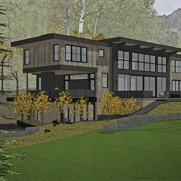Exterior rendering of the home